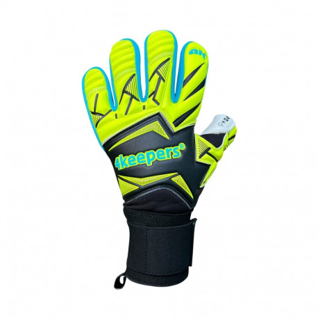 Rękawice bramkarskie 4Keepers Force V5 25 Wave NC junior czarno-zielone fluo 7