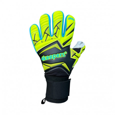 4Keepers väravavahikindad Force V5 25 Wave NC 8,5, must-roheline fluo