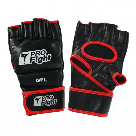 Rękawice MMA Gloves Profight PU czarne   XL