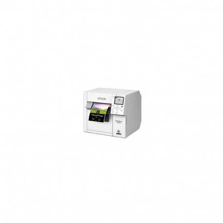 Epson ColorWorks C4000, Matt Black Ink, cutter, ZPLII, USB, Ethernet