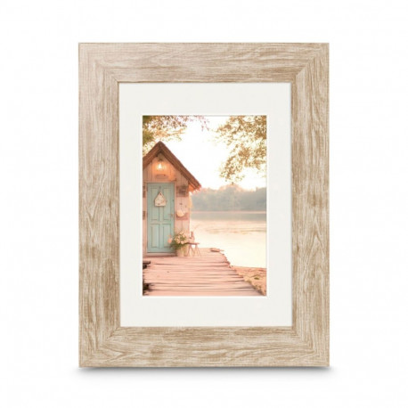 Hama cottage plastikraam 193329 13x18 passepartuuga, pruun