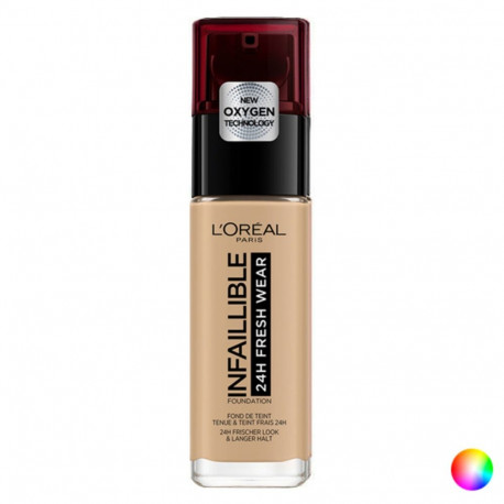 Liquid Make Up Base Infaillible 24H L'Oreal Make Up (30 ml) (30 m) (30 ml) - 015-porcelain 30 ml