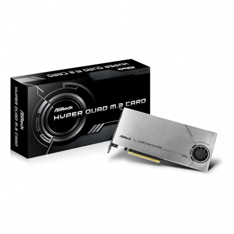 "ASRock Hyper Quad M.2 Card PCIe Gen4 x16 für 4x SSD"