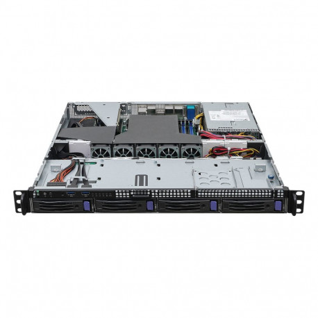ASRock 1U4LW-B650/2L2T ühe AM5 pesaga barebone-server RPSU