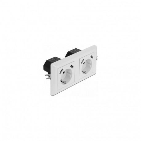 Kahene süvistatav pistikupesa 4 x USB Type-A laadimisporti 2 x 2,8 A