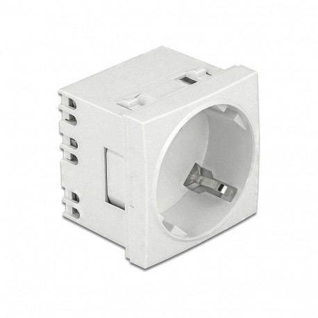 "Easy 45 Schutzkontakt-Steckdose 45°-Anordnung erweiterbar 45 x 45 mm"