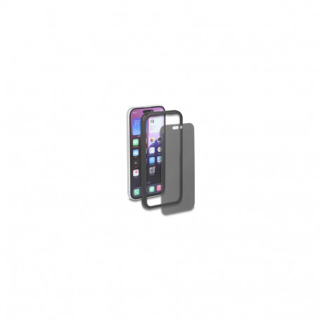 Karastatud klaasist kaitsekile iPhone 16-le, 4-suunaline privaatsusfilter ja paigaldusabi