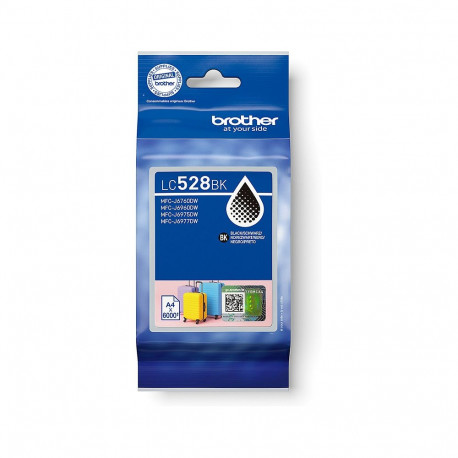 "Brother Tintenpatrone LC-528BK Schwarz (6.000 Seiten)"