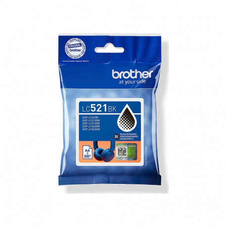 Brother LC-521BK must tindikassett (ca 500 lehte)