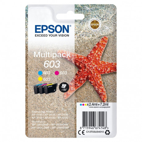 Epson 603 tindikassettide multipakk (3 värvi)