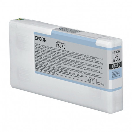 "EPSON T6535 Tinte hell cyan Standardkapazitt 200ml"
