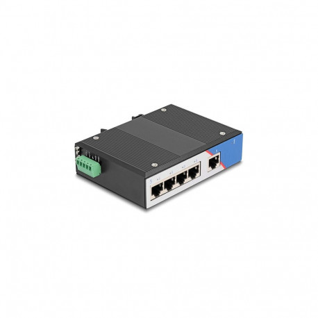 "Industrie Gigabit Ethernet Switch 5 Port RJ45 für Hutschiene"