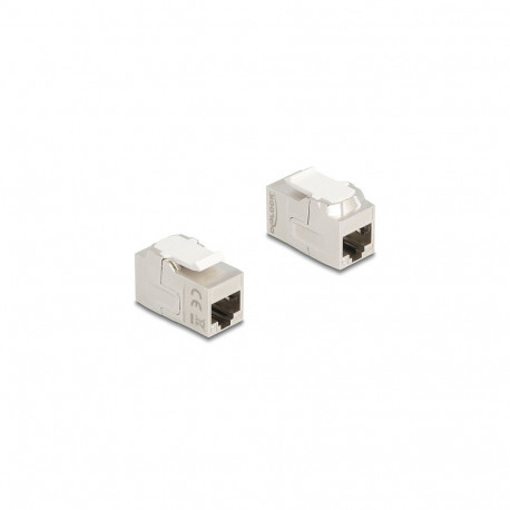 "Keystone Modul Kupplung RJ45 Buchse zu RJ45 Buchse Cat.6A geschirmt"