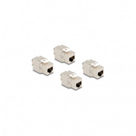 "Keystone Modul RJ45 Buchse Cat.6A STP 4 Stück"