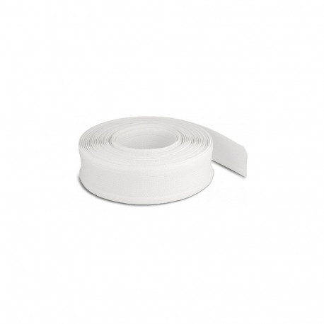 "Geflechtschlauch mit Klettverschluss 10 m x 19 mm weiß"