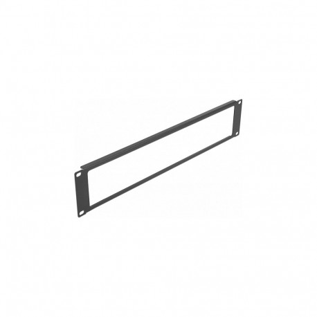 "19? Netzwerkschrank Panel mit Öffnung 2 HE schwarz"