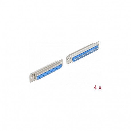 D-Sub 37 Pin metallist joodetav pesa, 4 tükki