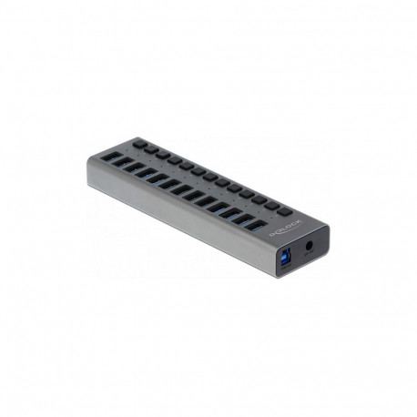 Väline 13 pordiga USB 5 Gbps jaotur ja lüliti