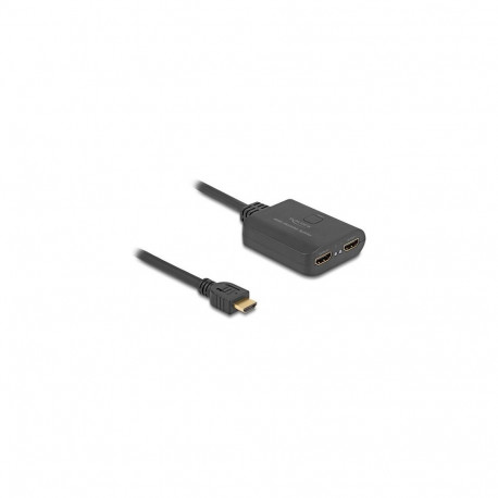 "HDMI Splitter 1 x HDMI in zu 2 x HDMI out 4K 60 Hz mit Downscaler"