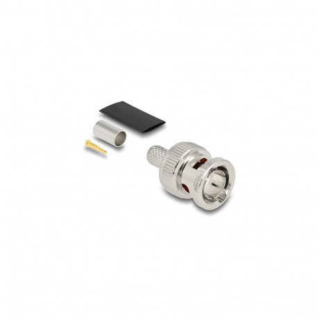 BNC-pistik 75Ohm RG59 krimpimiseks koos sobiva termokahaneva toruga