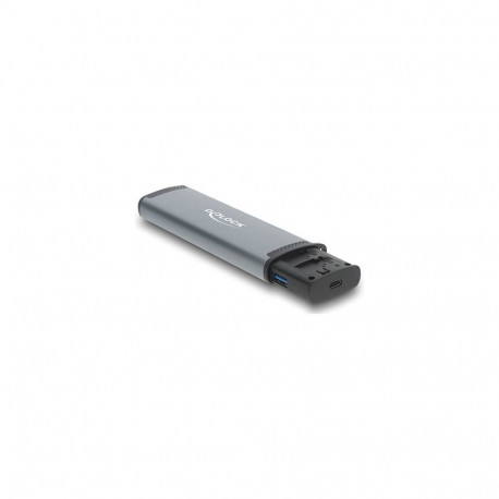 "USB 5 Gbps Kartenleser mit SD und Micro SD Slot und Aufbewahrungsfächern für Speicherkarten"