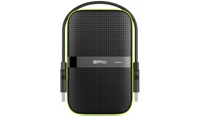 Silicon Power väline kõvaketas 1TB Armor A60, must/roheline