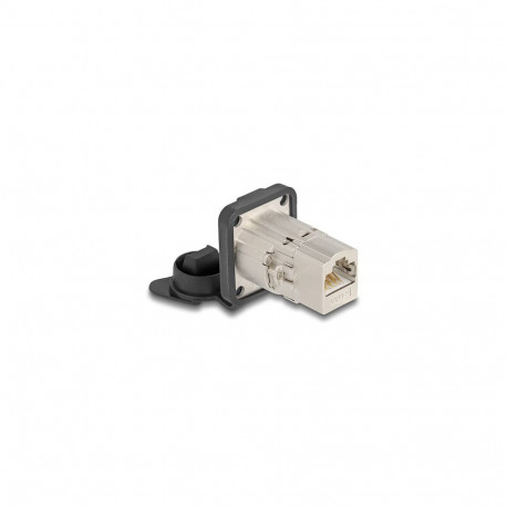 D-tüüpi RJ45 paneelipesa Cat.6A STP kaitsekorgiga IP66 tolmu- ja veekindel