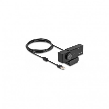 "USB UHD Webcam mit Mikrofon 4K 30 Hz 110° Blickwinkel und Stativ"