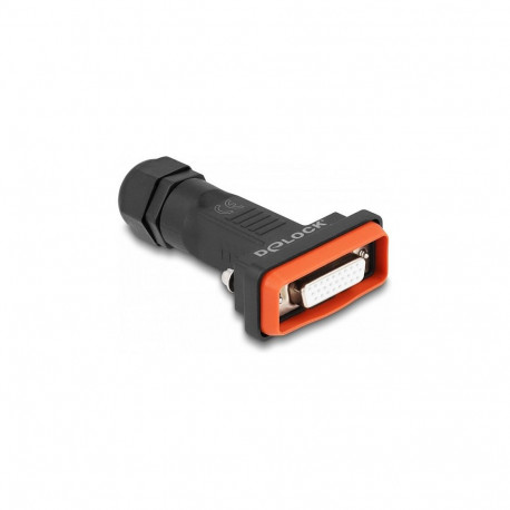 "D-Sub HD 26 Pin Buchse mit Gehäuse IP67 wasserfest"