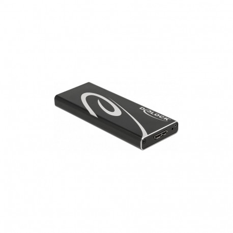 "Externes Gehäuse SuperSpeed USB für M.2 SATA SSD Key B"