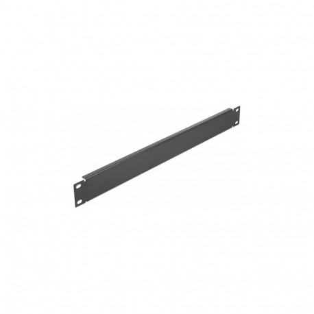 19" võrgukapi pimepaneel 1 HE must