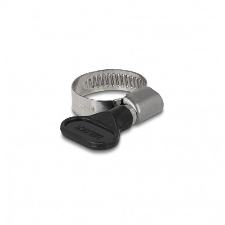 "Delock Schlauchschelle mit Flügelmutter 16 - 25 mm 10 Stück schwarz"