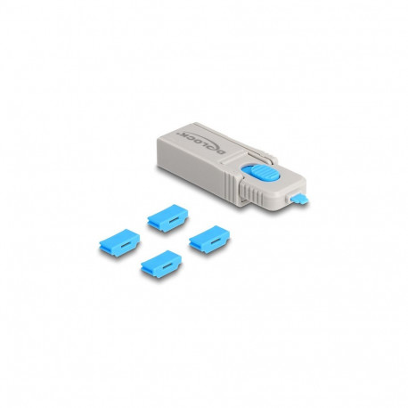 "HDMI Port Blocker Set für HDMI Buchsen 4 Stück + Verschlusswerkzeug"