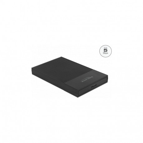 "Delock Externes Gehäuse für 2.5? SATA HDD / SSD mit SuperSpeed USB Typ Micro-B Buchse - werkzeugfre