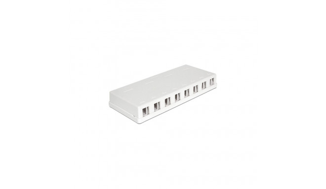 "Delock Keystone Leergehäuse 8 Port"