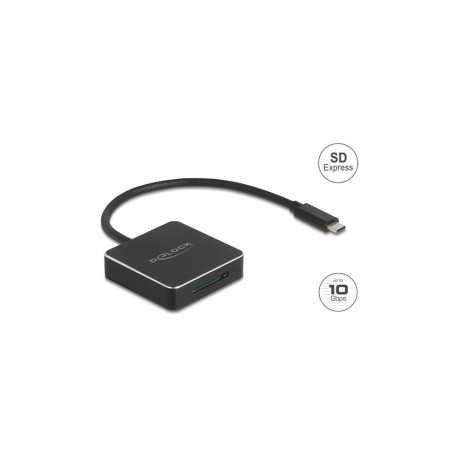 Delock USB Type-C™ mälukaardilugeja SD Express (SD 7.1) mälukaartidele