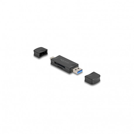 "Card Reader USB 5 Gbps USB Type-C™ / Typ-A für SD und Micro SD Speicherkarten schwarz"