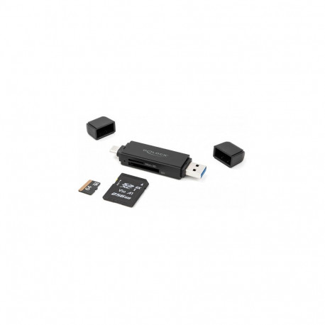Kaardilugeja SuperSpeed USB 5 Gbps USB Type-C™ / Type-A SD- ja microSD-mälukaartidele