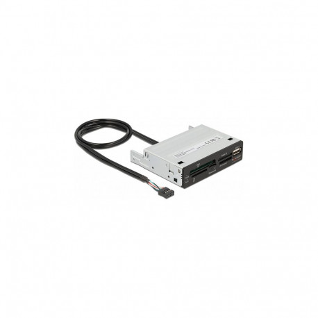 "3.5"" USB 2.0 Card Reader 5 Slot + 1 x USB 2.0 Typ-A Buchse"