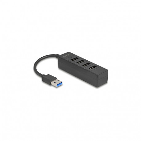 USB-jaotur 4 pordiga USB 5 Gbps 4 x USB-A pesaga must