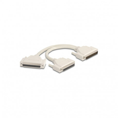 Adapter Y-kaabel jagur D-Sub 37 Pin pistik 2 x D-Sub 37 Pin pesa kruvidega 30 cm