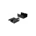 "Delock Keystone Patchpanel 4 Port schwarz"