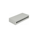 "Delock Keystone Patchpanel 12 Port grau"