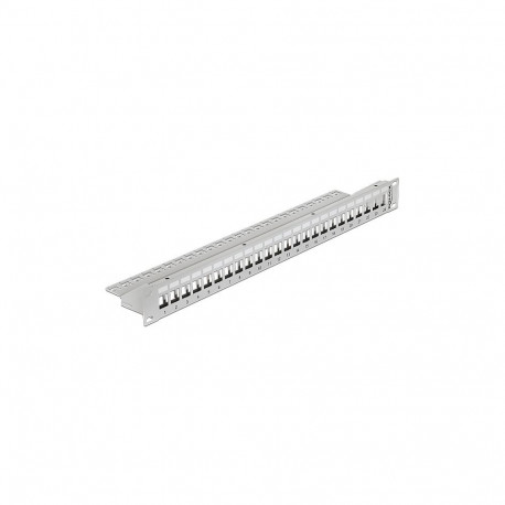 19" Keystone patch-paneel 24 pordiga, hall