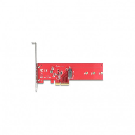"PCI Express 5.0 x4 Karte zu 1 x intern NVMe M.2 Key M - Low Profile Formfaktor"