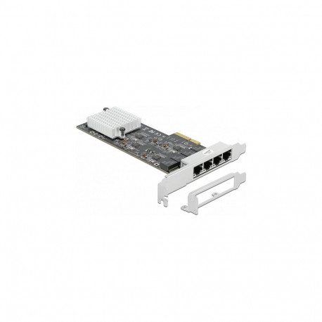 PCI Express x4 võrgukaart 2,5 Gigabit LAN 4 x RJ45 RTL8125