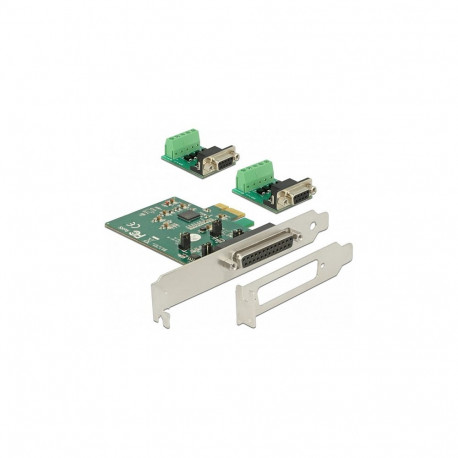 "PCI Express x1 Karte zu 2 x Seriell RS-422/485 ESD Schutz optionaler Überspannungsschutz"