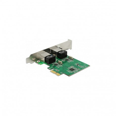 PCI Express x1 võrgukaart Gigabit LAN 2 x RJ45 RTL8111