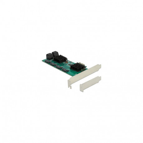 "8 Port SATA PCI Express x1 Karte - Low Profile Formfaktor"