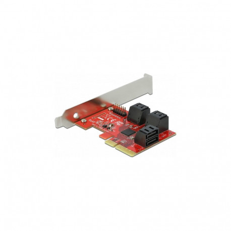 "6 Port SATA PCI Express x4 Karte - Low Profile Formfaktor"